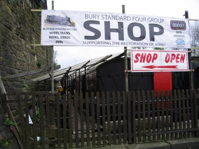 Shop Banner Re-erected