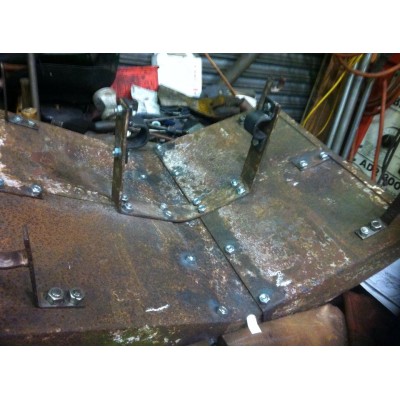 Work Continues With The Water Deflector